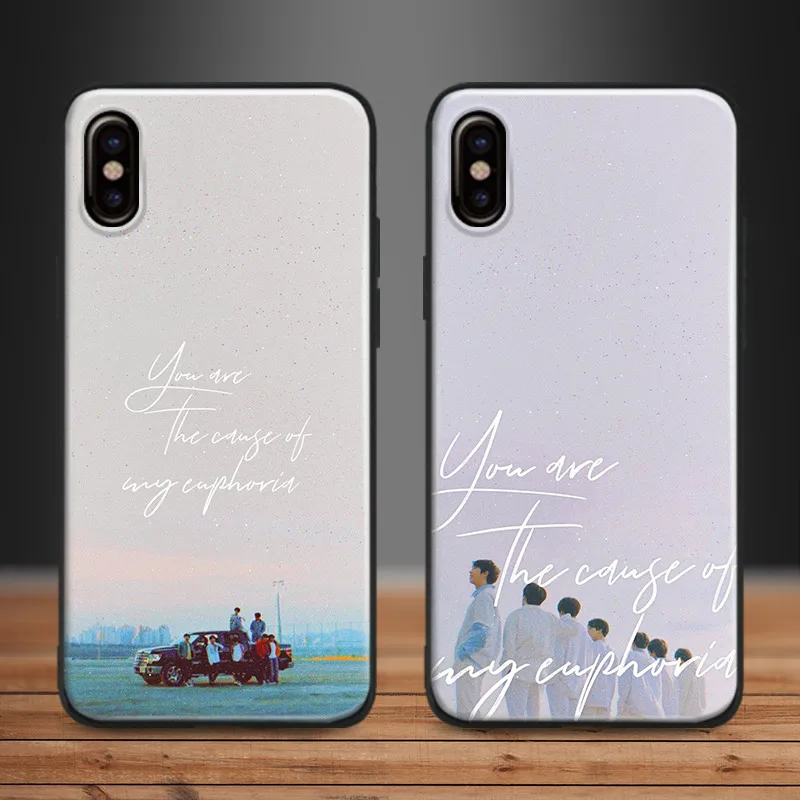 

BTS Bangtan Boys Love Yourself Her Soft Silicone Phone Case Cover For Apple iPhone 5 5s Se 6 6s 7 8 Plus X XR XS MAX