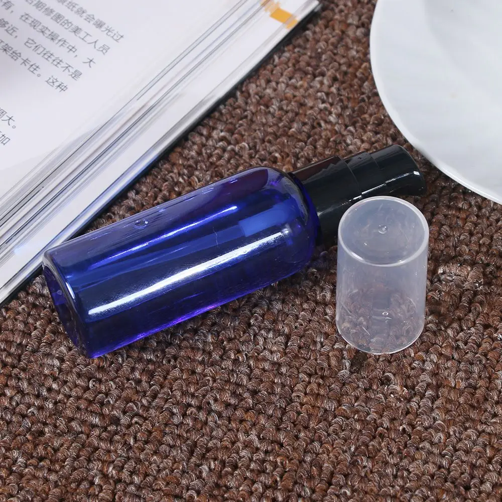 Горячая 50 мл портативный многоразовый лосьон крем лечение насос бутылка с крышкой путешествия многоразовые бутылки