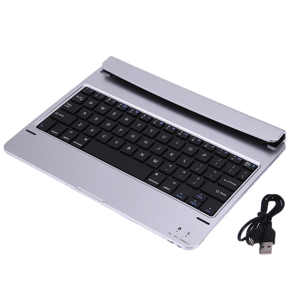 

New Ultra Thin Wireless Bluetooth Version 3.0 Keyboard With USB Charging Cable for iPad 9.7'' 2017 New/for iPad air 1