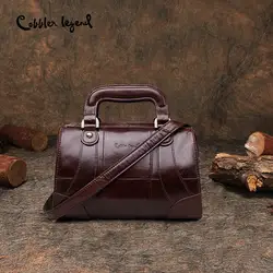 Cobbler Legend Boxy дизайн пояса из натуральной кожи для женщин сумки модный бренд сумка через плечо Винтаж ручной работы старый Классический Tote