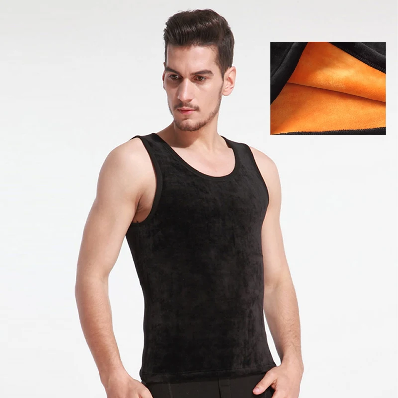 Men's Thermal Underwear single vest Winter Warm Men's Underwear Men's
