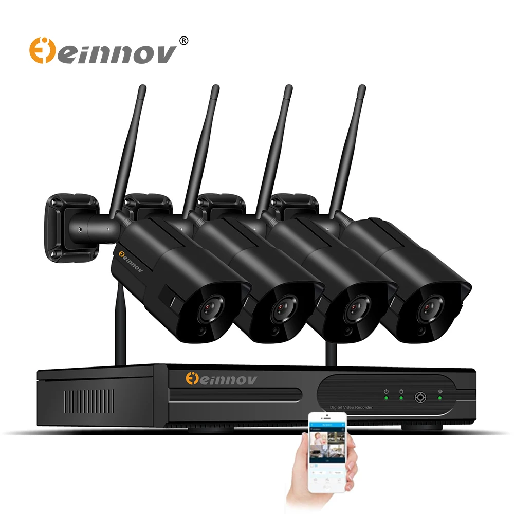 Buy 4CH Audio Record Home Wireless Security CCTV