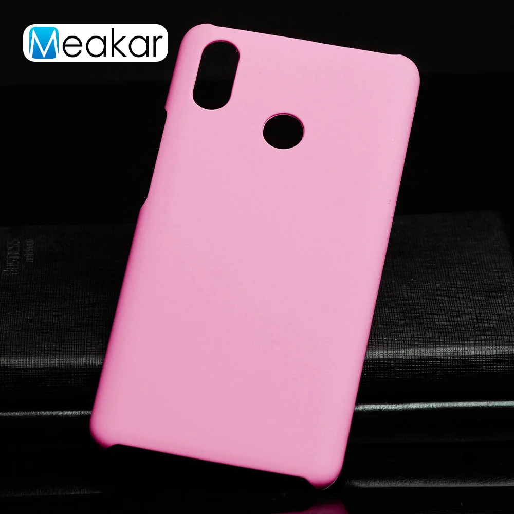 Матовая Пластик Coque 6.9For Xiaomi mi макс 3 чехол для Xiaomi mi Max mi макс 3 Max3 mi max3 Pro Чехол для телефона чехол-лента на заднюю панель - Цвет: Pink