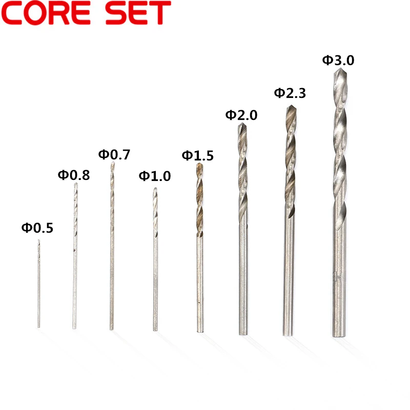40 шт. набор сверл для дрели 0 5/0 7/0 8/1/1/2/2/3/3 мм|drill bits plastic|bit setdrill bit set |