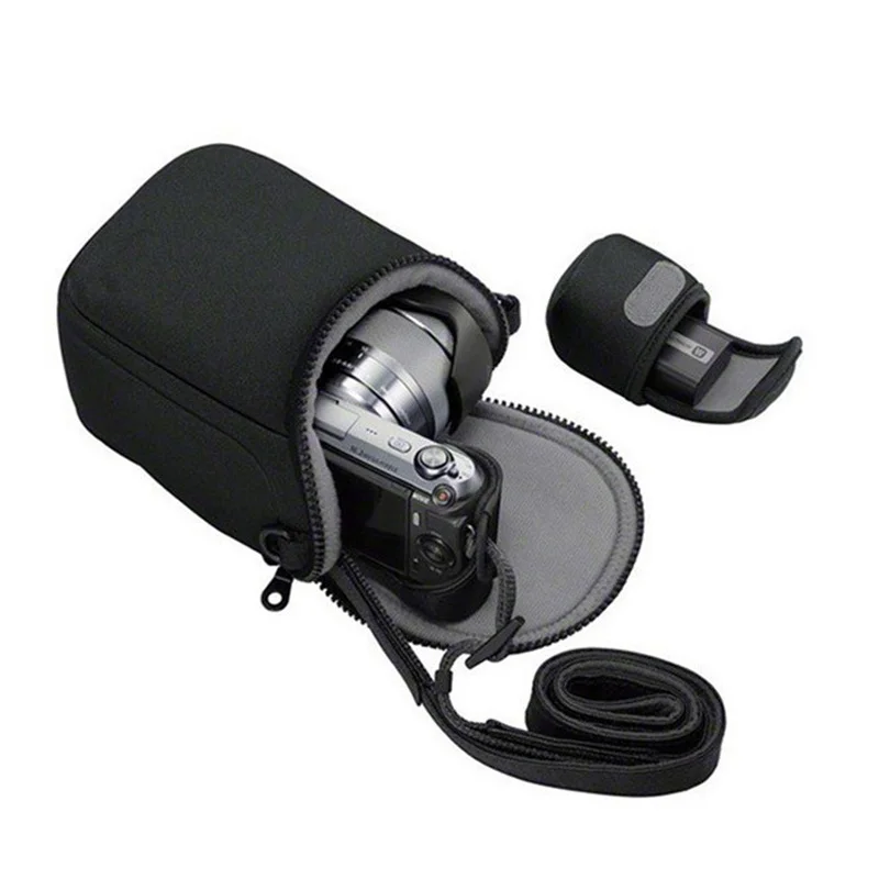 

Camera Cover Case Bag for Canon EOSM10 M100 M5 M6 M3 EOSM2 EOS M SX400 SX410 SX420is SX500 SX510 SX520 SX530 SX540HS With Strap