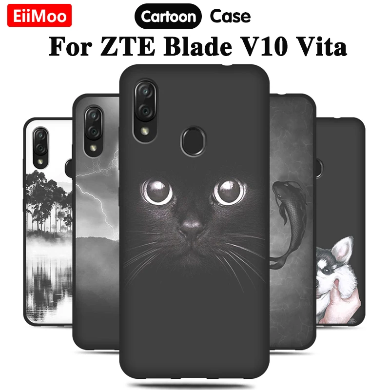 EiiMoo чехол для телефона ZTE Blade V10 Vita Funda силиконовая Мягкая задняя крышка из ТПУ
