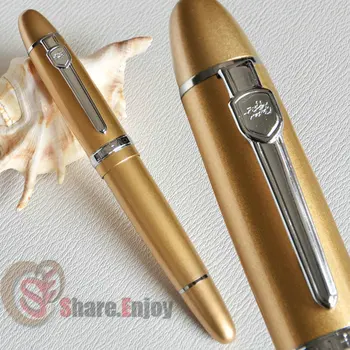 

JINHAO 159 CHAMPAGNE AND SILVER ROLLER BALL PEN THICK