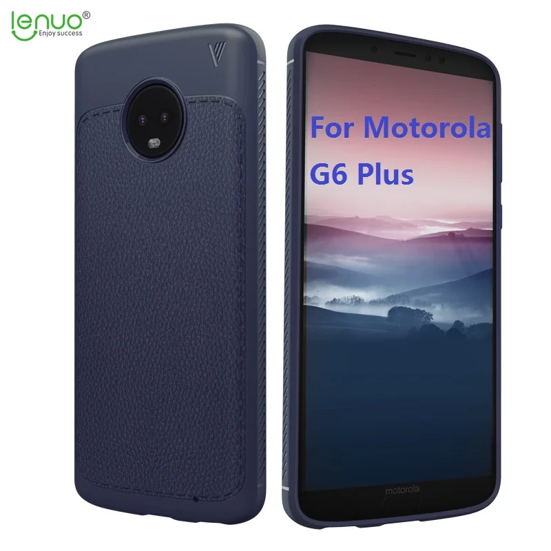 Для Moto G6 плюс Чехол lenuo [ударопрочность] гибкий силиконовый всего тела Защитный