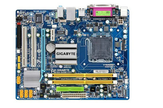 Оригинальная материнская плата для Gigabyte GA-G41M-ES2L G41M-ES2L интегрированная графика DDR2 LGA 775 платы