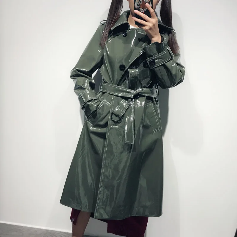 

ladies real leather coat women genuine leather windbreak