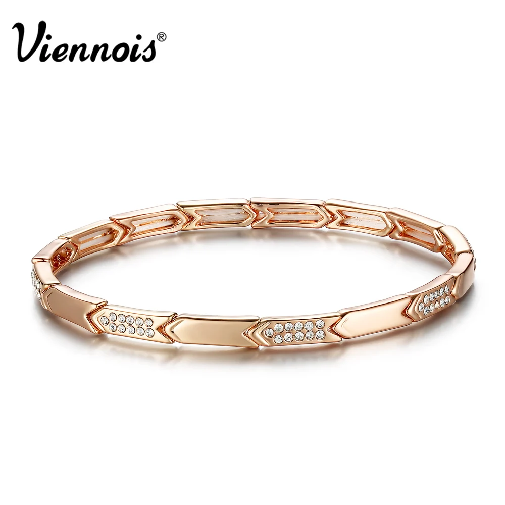 Rose gold fashion bangles for women