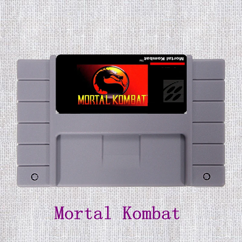 Kombat 16 bit большая серая игровая карта для NTSC игрового игрока