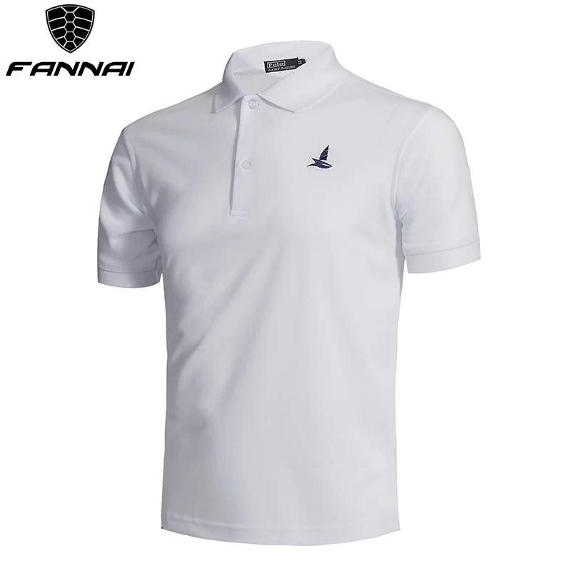 Рубашка для гольфа, Черная Мужская дышащая быстросохнущая Спортивная тренировочная одежда с коротким рукавом, одежда для гольфа, летняя рубашка из полиэстера и хлопка
