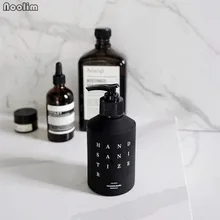 NOOLIM, нордическая бутылка для дезинфицирующего средства для рук, матовая стеклянная эмульсия, бутылка для прессования эфирного масла для ванной, отеля, бутылка для жидкого мыла