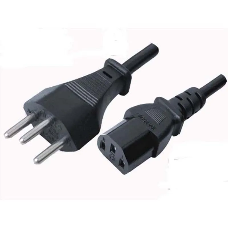Switzerland plug adapter swiss power cable 1.8M 3 Prong adapter AC Computer Adapter Power Cord