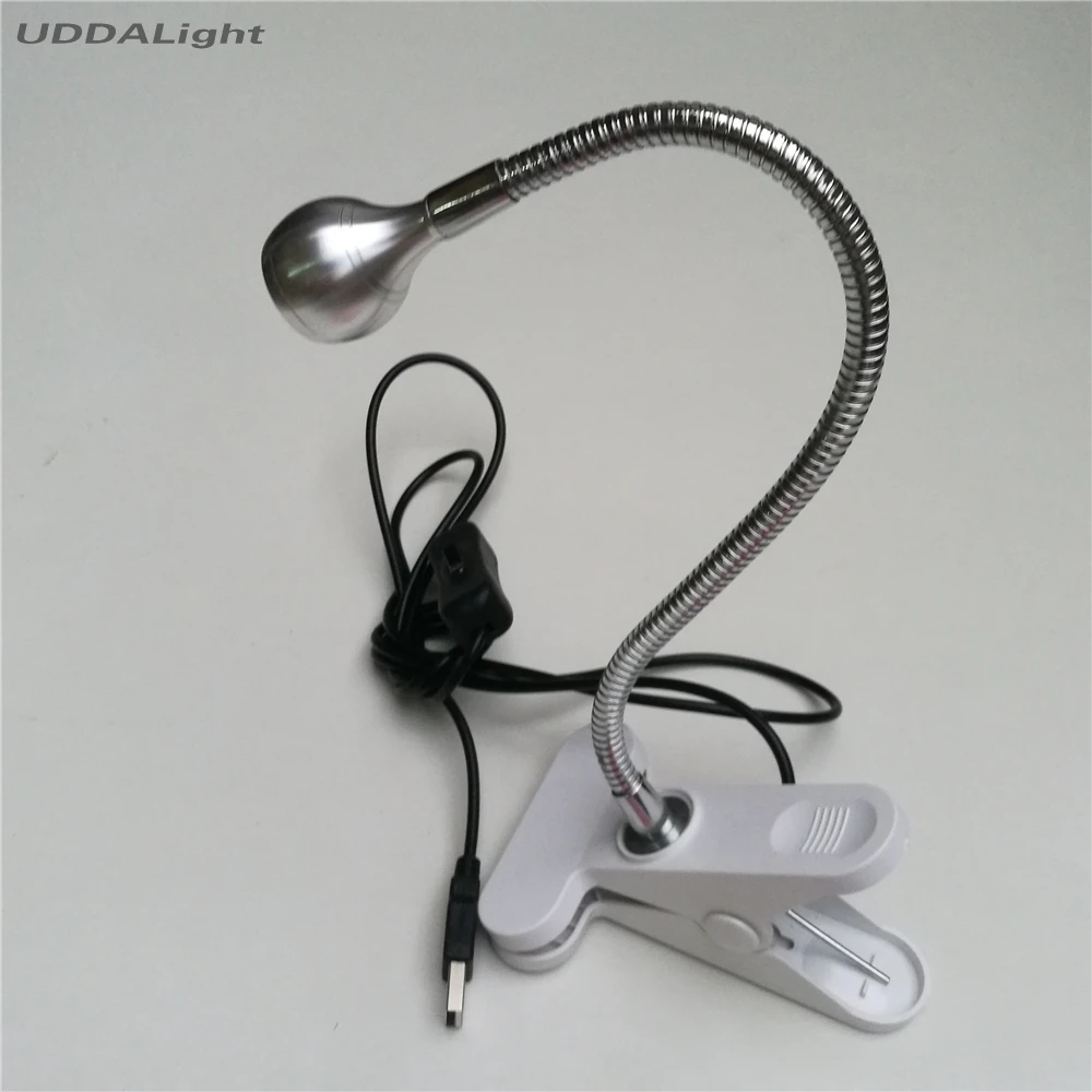 

USB Flexible Stand Clip LED Reading Light Clip-on Beside Table Computer Desk Lamp Student Dormitory wall reading lamp 30% off