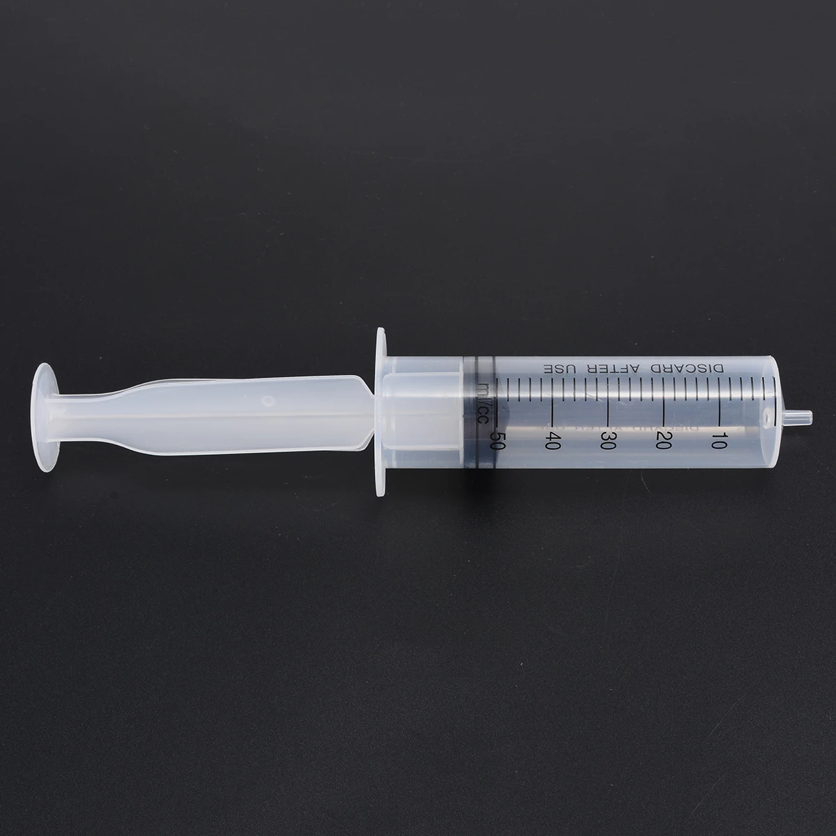 5pcs Disposable syringes Plastic Syringe 50ml Plastic Disposable Industrial Manual Syringes With Rubber Membrane
