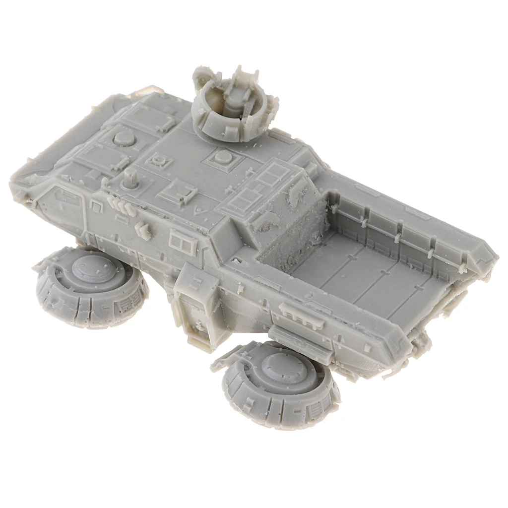 1:144 Resin Models WWII Soldiers Sand Table Military Union Army Hover Trucks