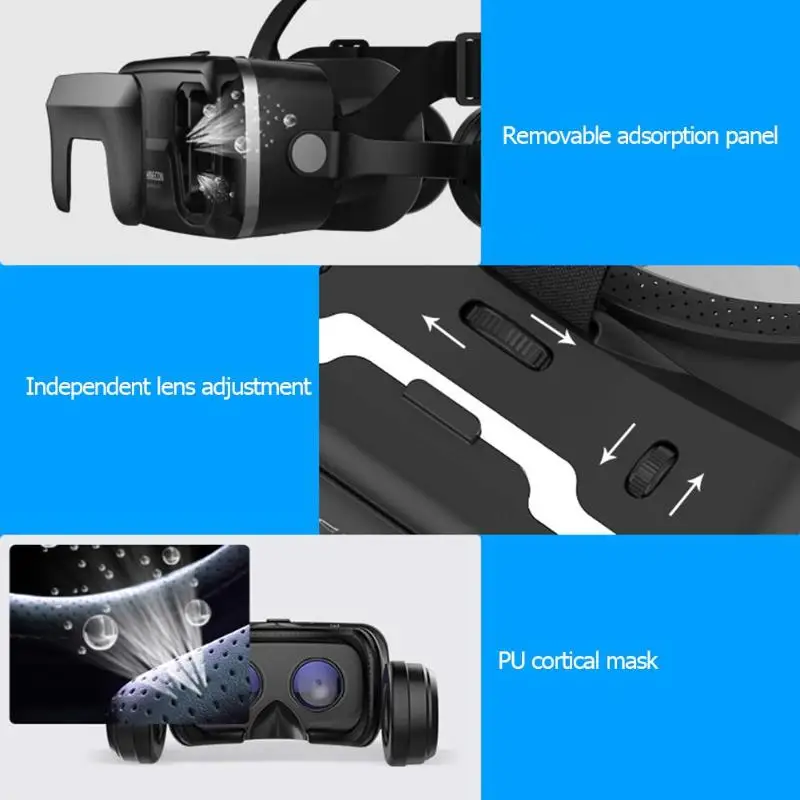 Новые очки Google Cardboard VR shinecon Pro версия VR Виртуальная реальность 3D очки 360 градусов панорамная игра шлем мини VR очки