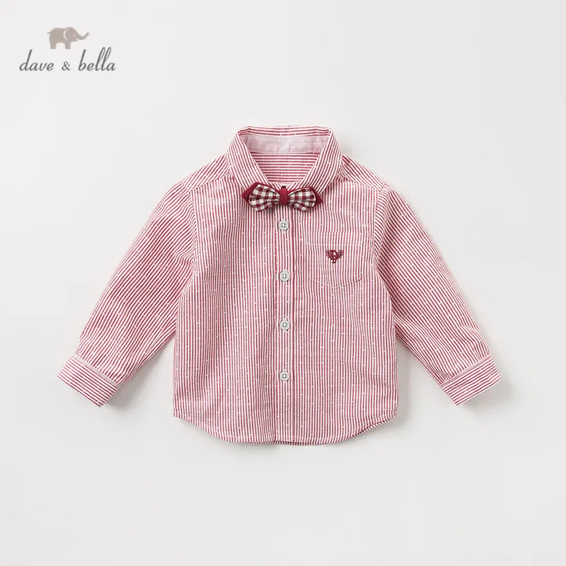 boys red striped shirt