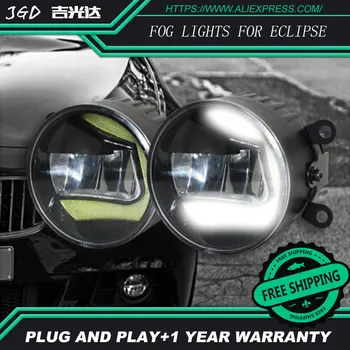 

For Mitsubishi Eclipse 2008 2009 LR2 Car styling front bumper LED fog Lights high brightness fog lamps 1set