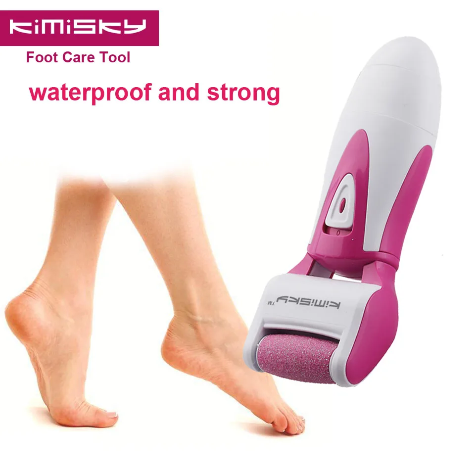 Red waterproof pedicure electric tools Foot Care Exfoliating Foot Care Tool 1pcs roller pedicure heads For