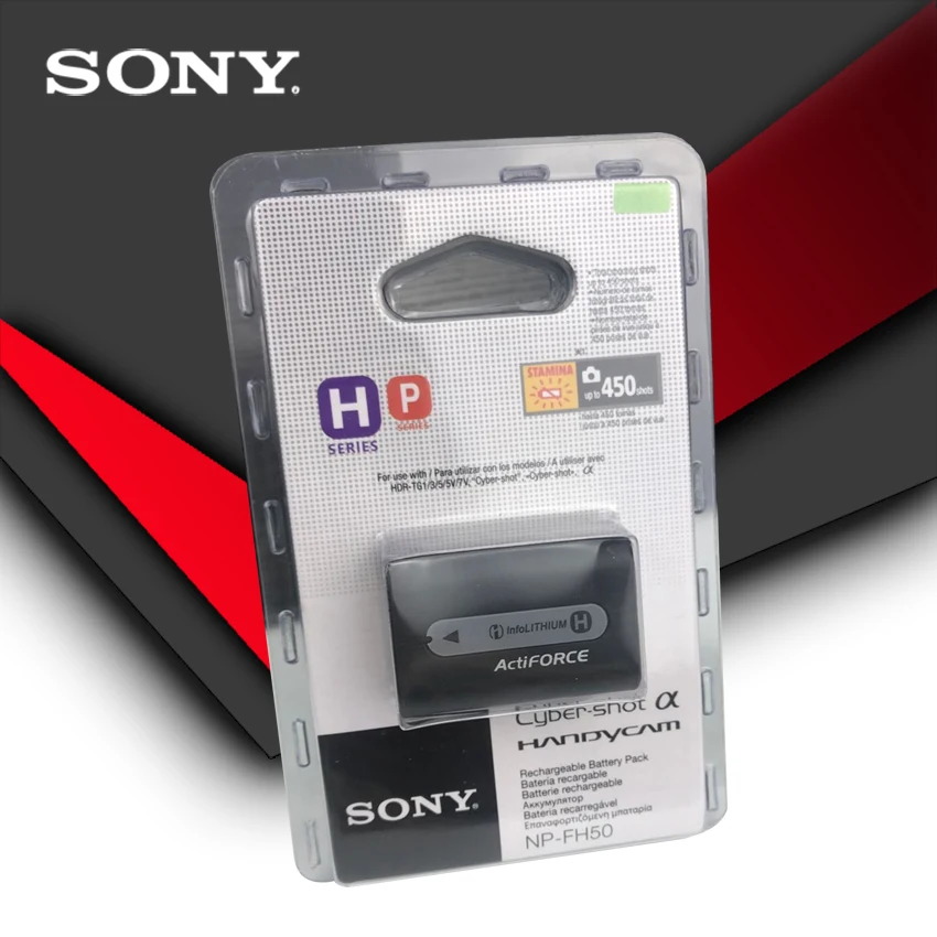 Аккумулятор Sony NP-FH50 NP FH50 для камеры HX100 A230 A290 A390 HX1 HX100V HX200 HX200V A380 | Электроника