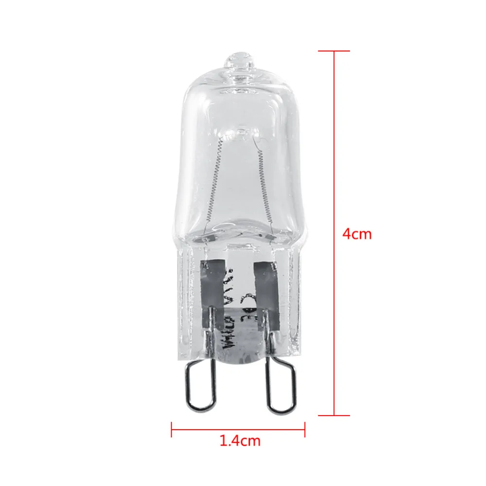 10 шт./лот, G9 цоколь, галогенный светильник, лампочки 120 В, 40 Вт ...