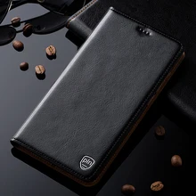 Genuine Leather Cover For Xiaomi Redmi Note 5A Case Luxury Flip Stand Mobile Phone Bag For