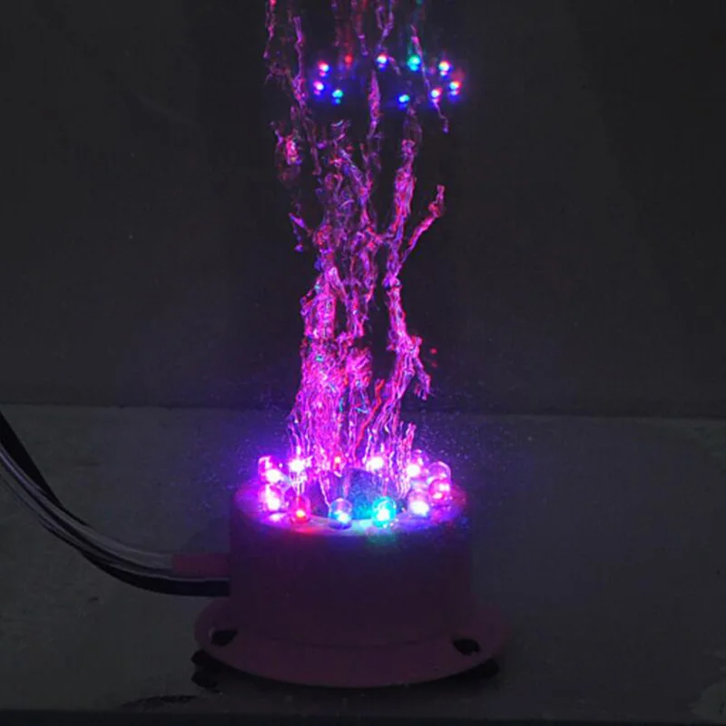 1 шт. цветной светодиодный погружной светильник для аквариума с воздушным камнем, воздушный насос для мини аквариума, украшение для аквариума