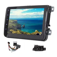 Car Head Unit 2 Din 8 android 4 4 WIFI GPS Radio Bluetooth Steering Wheel Control