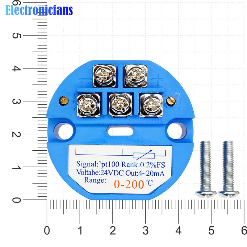 0-200 Цельсия RTD PT100 SBW датчик температуры метр Датчик температуры изолированный модуль детектора 0~ 200 градусов 4-20MA