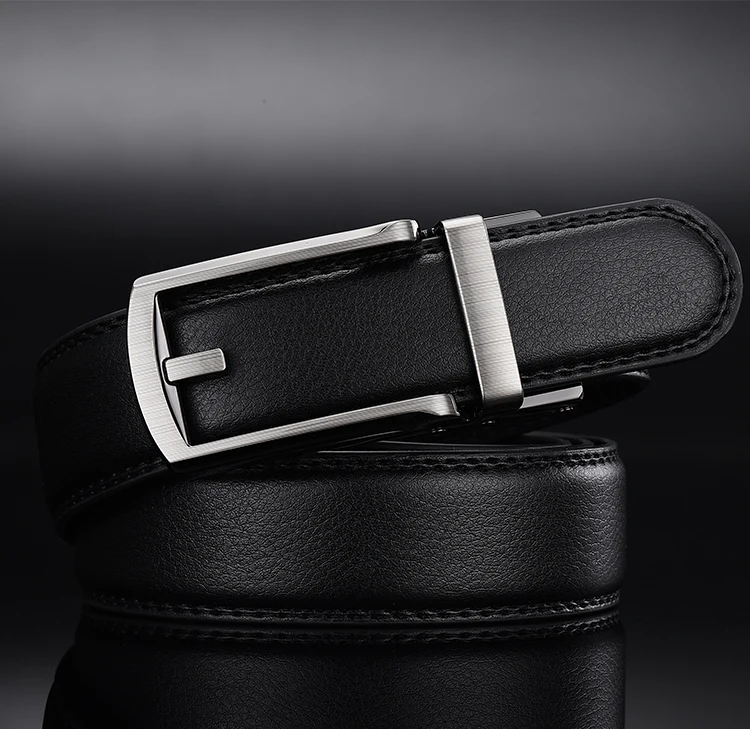 belts designer [DWTS]Top quality cow genuine leather men's belt cowhide strap for male automatic buckle belts for men alloy buckle belt men's belts for jeans