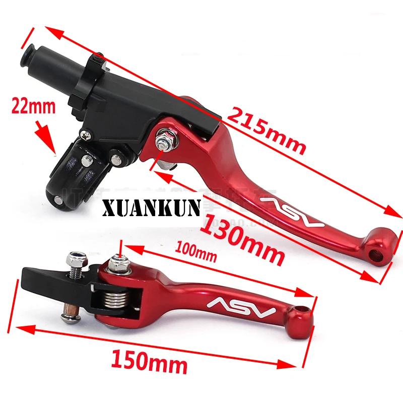 

XUANKUN Large Ooff-road Vehicles, Sports Car ASV Folding Anti-Drop Handle / CNC Motorcycle Horn Accessories Modified Pieces