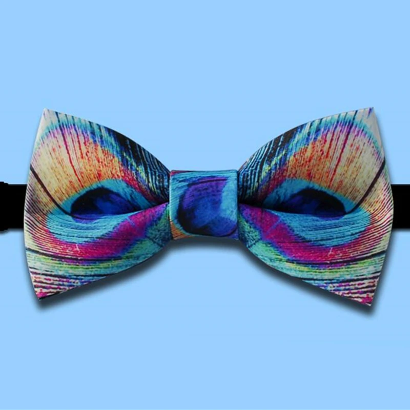 Новинка Для мужчин или Для женщин лук галстук-бабочка-Перо Форма