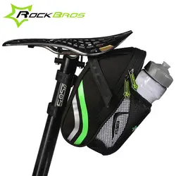 Rockbros дорога горный велосипед нейлоновая сумка велосипед седло мешок заднего сиденья бутылка для воды Паньер Велоспорт инструмент сумка