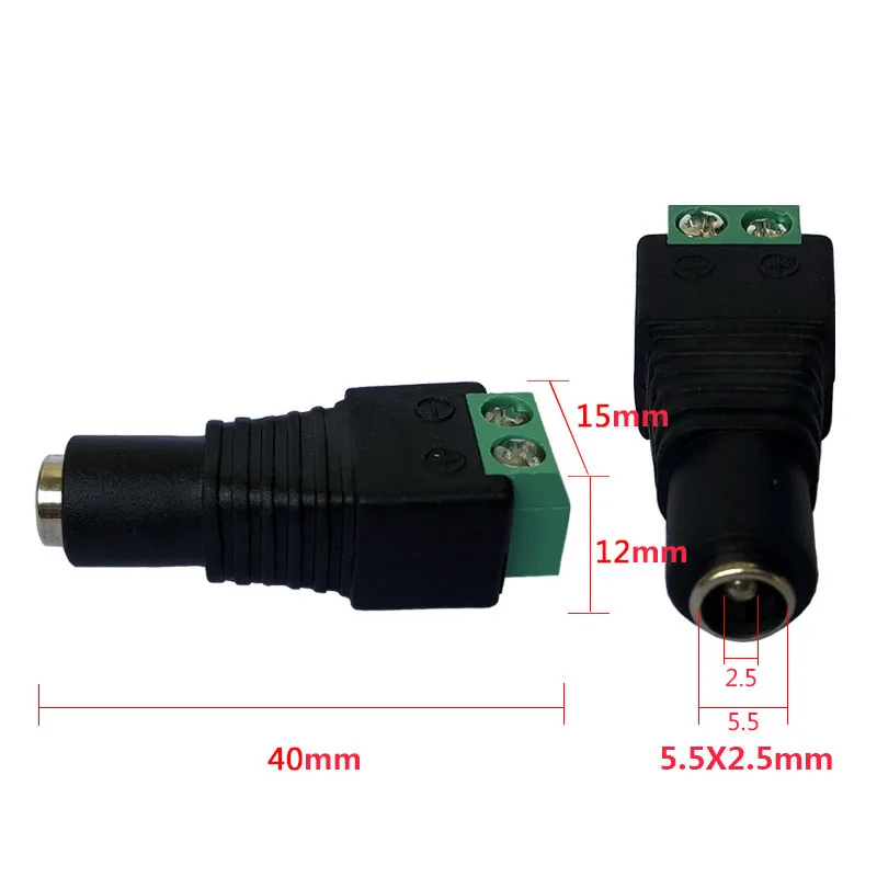 1 шт. Новый DC 12 В разъем адаптера питания для 5050 2835 3528 SMD светодиодные полосы
