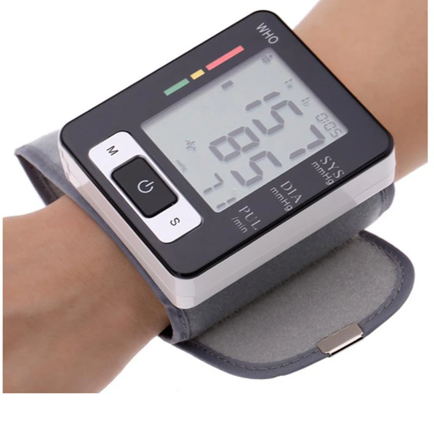 Health Care Full Automatic Digital Wrist Blood Pressure Monitor And 