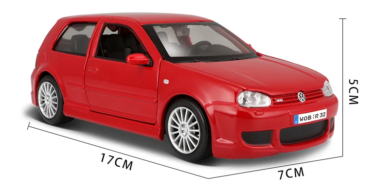 Maisto 1/24 Golf MK4 R32 литая модель автомобиля классический автомобиль для детей игрушки коллекция рождественских подарков