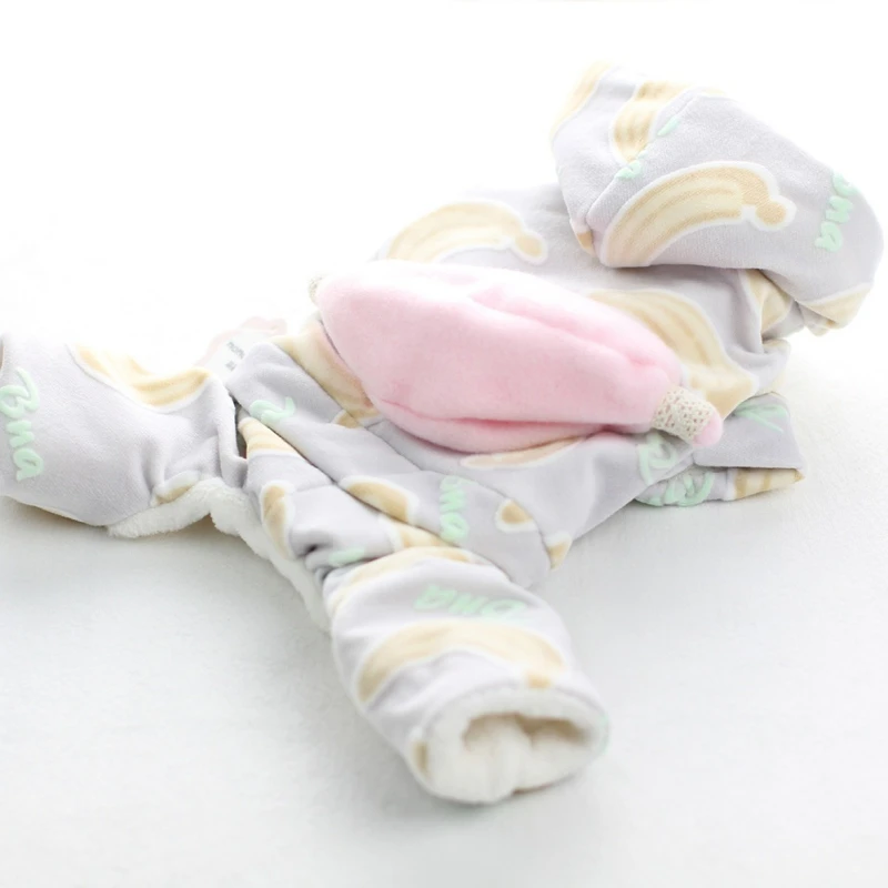 

Warm Velvet Cotton Dog Jumpsuit Clothes Pyjama Small Dog Costume Pet Clothing Pajamas Bulldog perro Pet Products