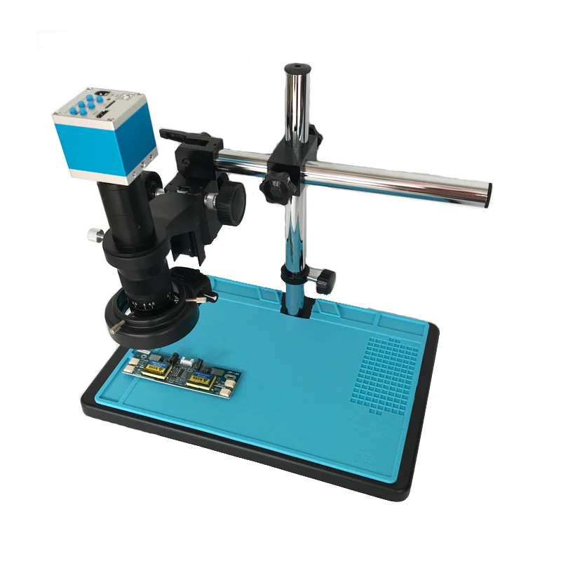 180X 300X C Mount adjustable zoom lens Dual arm support 16MP 1080P