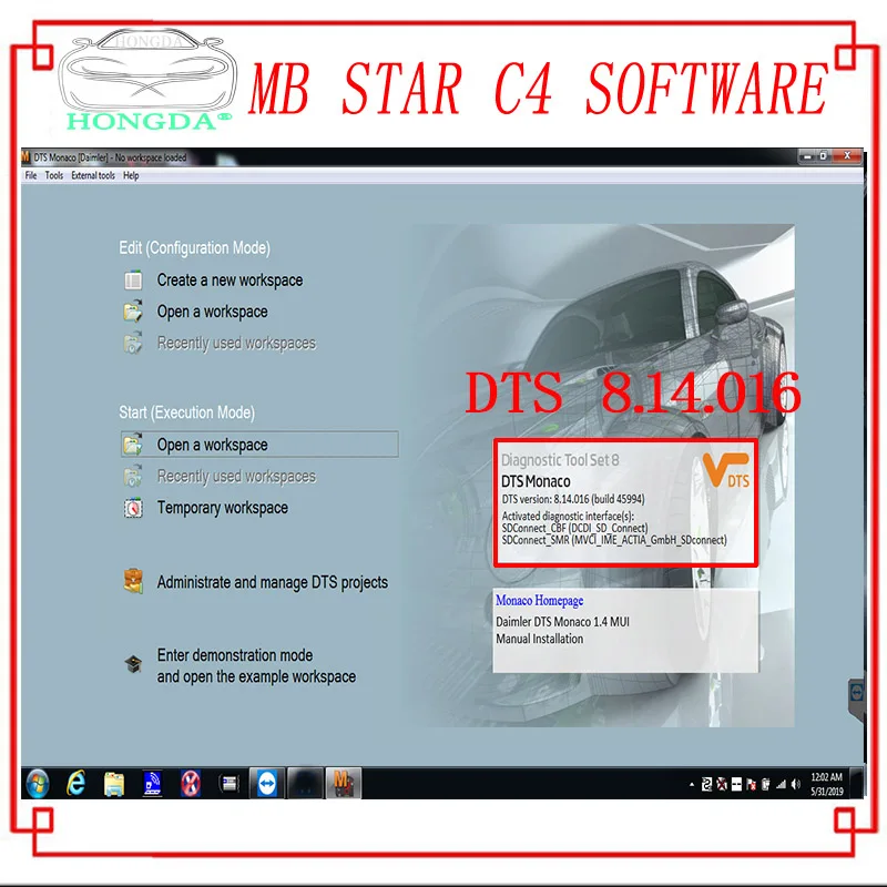 Высокое Качество Mb Star C4+ V2019-12 новейший DAS/XEN TRY/Vediamo/DTS с ноутбуком lenovo X220t сенсорный экран Mb Star C4 для b-enz