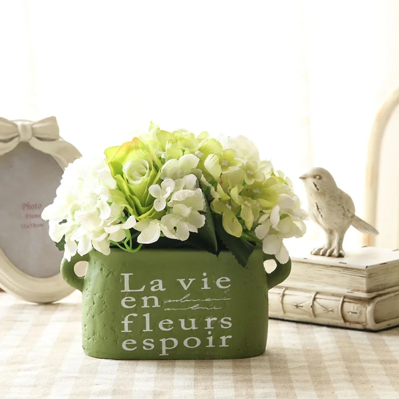 ديكور المنزل الحلي الأخضر السيراميك زهرية Figutines Artware إناء خزانة الديكور 1 قطعة شحن مجاني ديكور المنزل الحلي الأخضر السيراميك زهرية Figutines Artware إناء خزانة الديكور 1 قطعة شحن مجاني