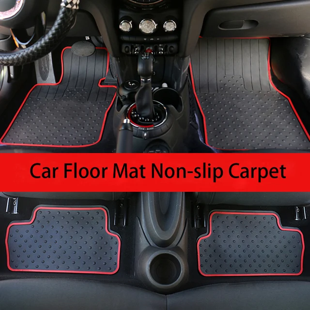 Car Rubber Floor Mat Carpet Cargo Pad Decor For Bwm Mini Cooper One