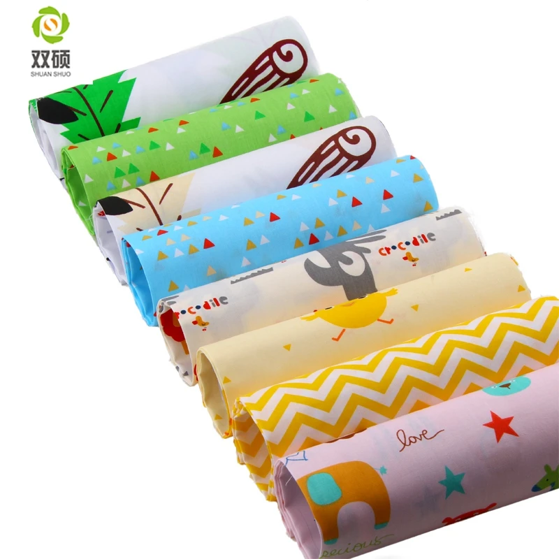 

Cartoon Series Twill Cotton Fabric Tissue Cloth Of bedding Handmade DIY Quilting Sewing Textile Material Half Meter