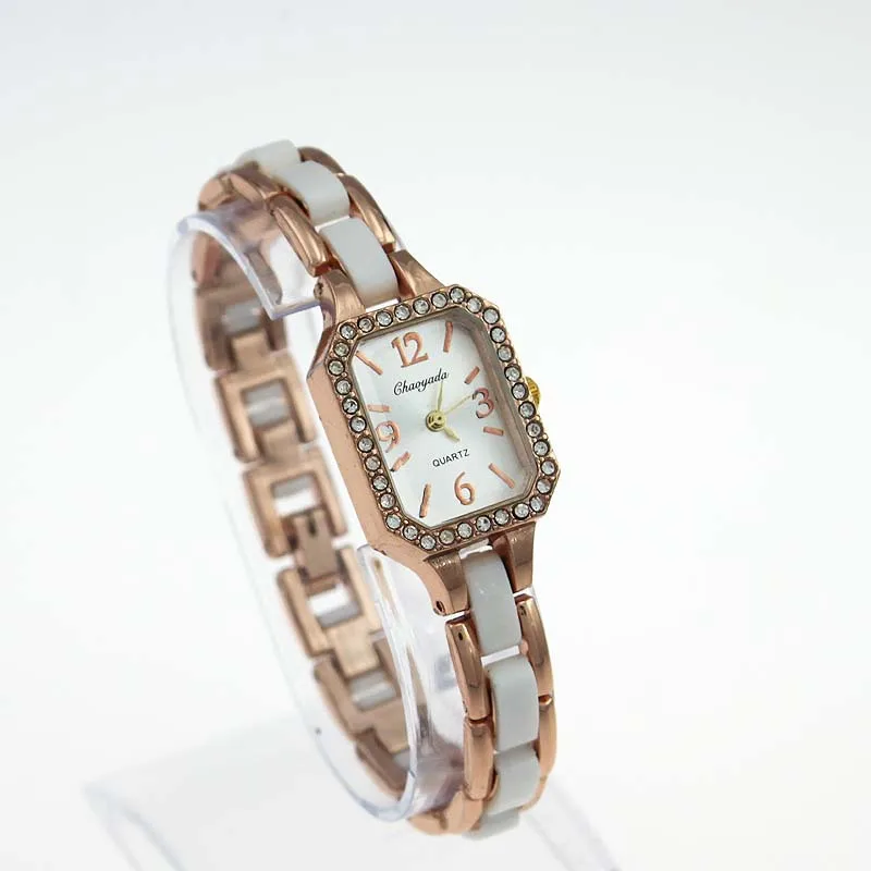 Для женщин часы модные часы с браслетом Relogio кожа горный хрусталь Аналоговые Кварцевые женские наручные часы Montre Femme