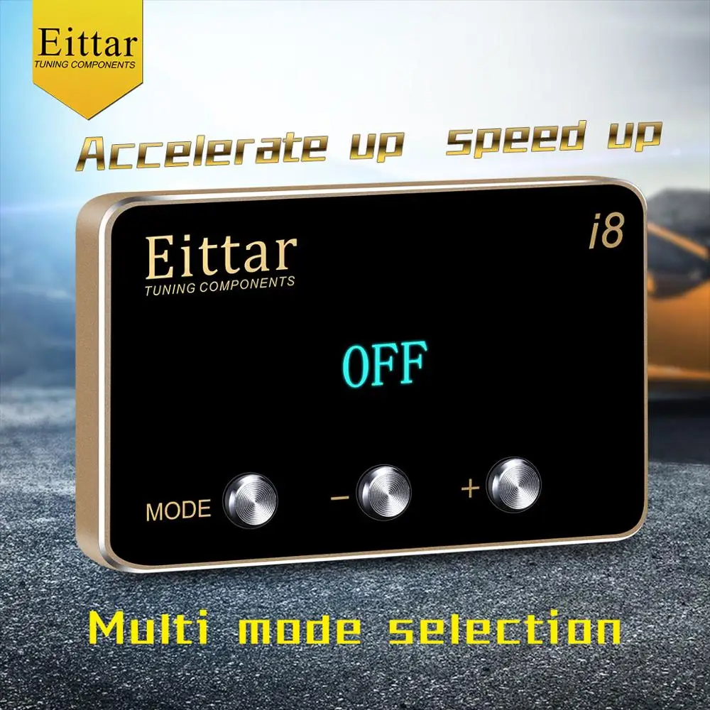 Eittar i8 Chinese and English LCD screen display electronic throttle controller for TOYOTA HIACE TOYOTA REGIUSACE 2004.8