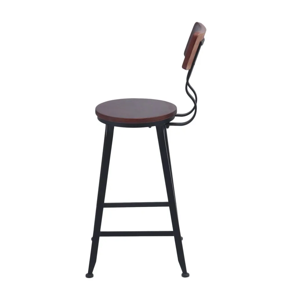 DE New Modern Durable Kitchen Dining Chair Sturdy Pub High Barstool Comfortable Modern Bar Stool Industrial Style Home Furniture DE New Modern Durable Kitchen Dining Chair Sturdy Pub High Barstool Comfortable Modern Bar Stool Industrial Style Home Furniture