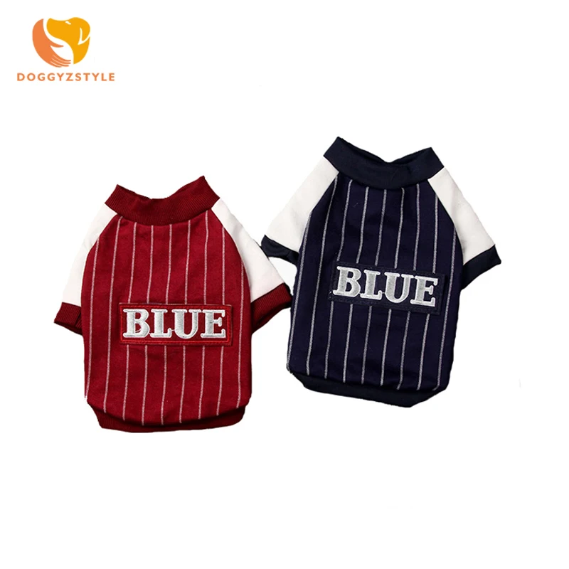 

Fashion Pet Dog Jacket Warm Pet Print Sportwear Spring Autumn Dog Clothes Baseball Jersey for Small Dogs Cats S-2XL DOGGYZSTYLE