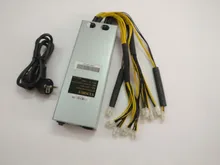 YUNHUI BTC LTC miner power supply 220V 12V 130A MAX OUTPUT 1600W suitable for ANTMINER S7 S9 L3+ D3 A3 Baikal X10 Giant-B